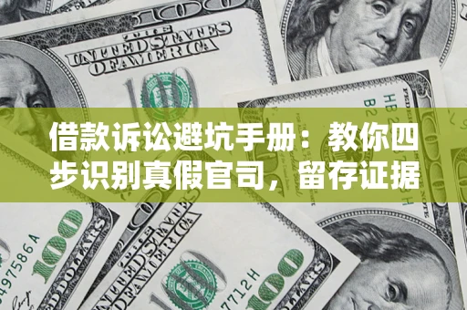 济南借款诉讼避坑手册：教你四步识别真假官司，留存证据不踩雷
