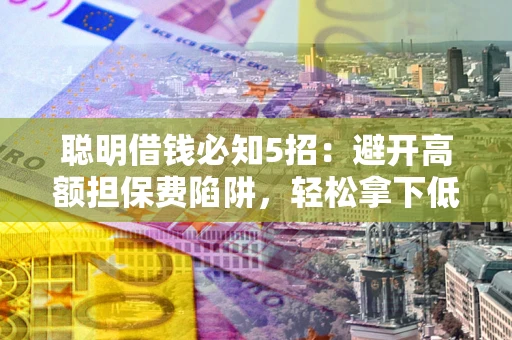 济南聪明借钱必知5招：避开高额担保费陷阱，轻松拿下低息贷款