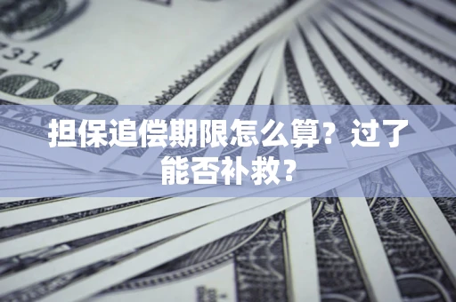 济南担保追偿期限怎么算？过了能否补救？